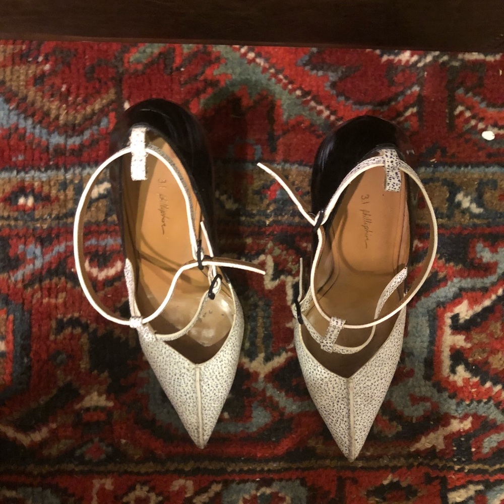 3.1 Phillip Lim Pashli Shark Effect chunky heel